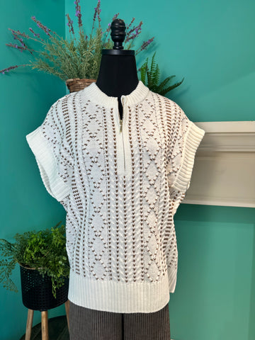 Liverpool Cap Sleeve Dolman Sweater