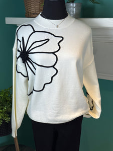 Esqualo Flower Patch Sweater