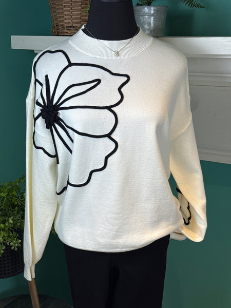 Esqualo Flower Patch Sweater