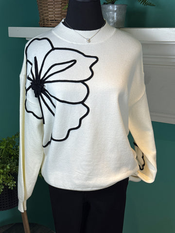 Esqualo Flower Patch Sweater