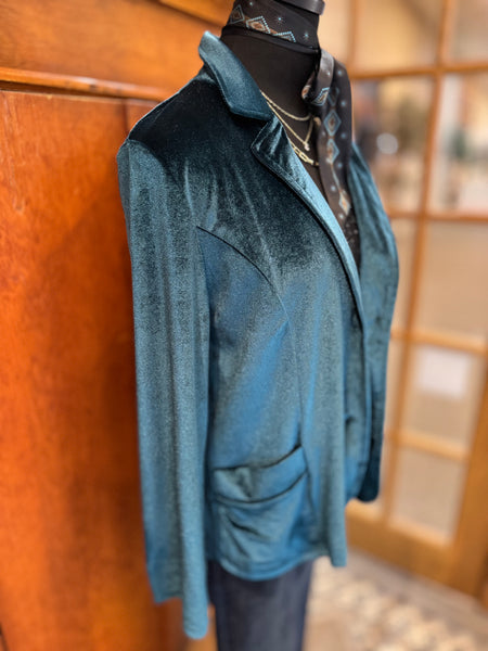 The Velvet Button Blazer