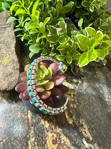 Make A Statement Turquoise Cuff Bracelet