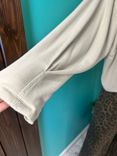 Umgee Crewneck Long Sleeve Top