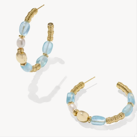 Kendra Scott Melody Bead Hoop Earring