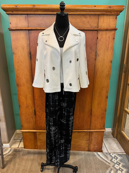 Joseph Ribkoff Grommet Jacket