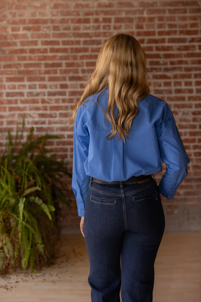 Long Sleeve Button Down Top