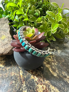 Make A Statement Turquoise Cuff Bracelet