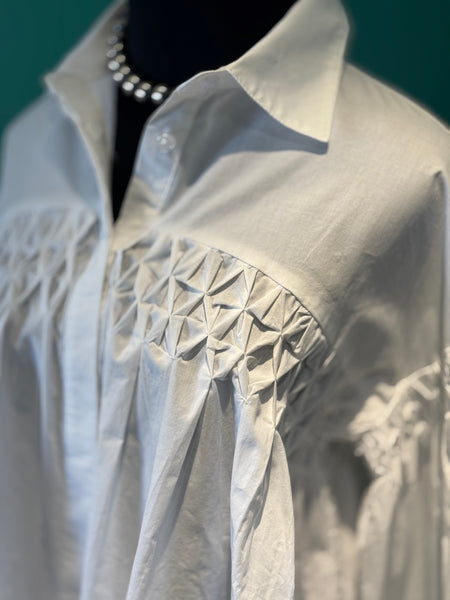 Detailed Button Down Top