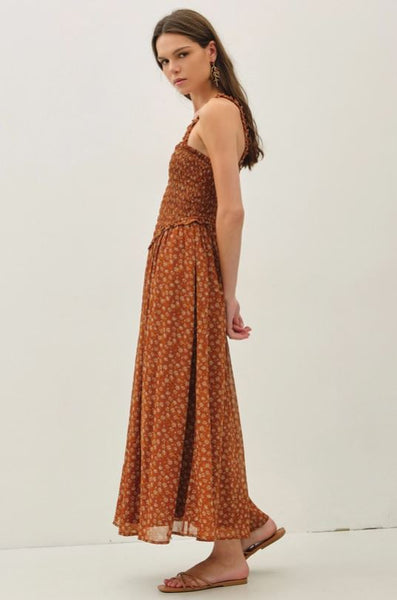 Midi Drop Waist Dress