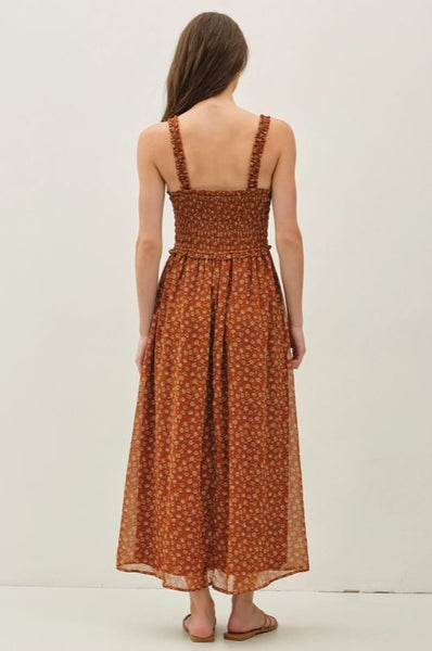 Midi Drop Waist Dress