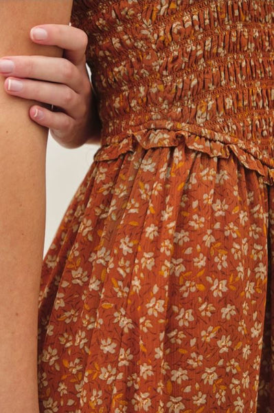 Midi Drop Waist Dress