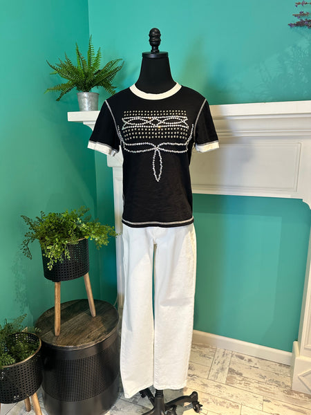 Double D Ranch Boot Stitch Top