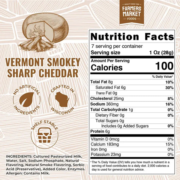 Vermont Smokey Sharp Cheddar