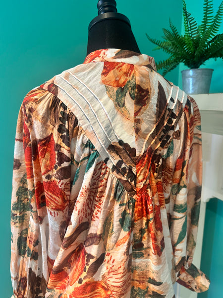 EE:Some Pumpkin Spice Print Top