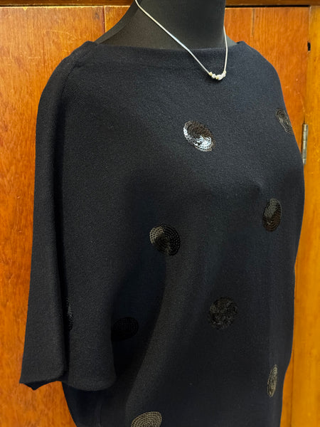 Joseph Ribkoff Top Sequin Dot Detail Top