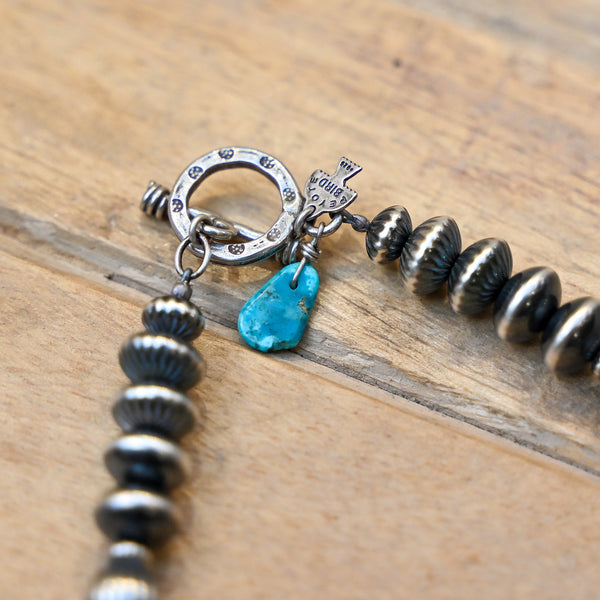 PBD Turquoise Pedal Blossom Necklace