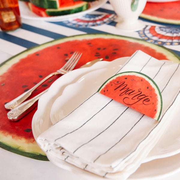 Hester & Cook Die Cut Watermelon Placement