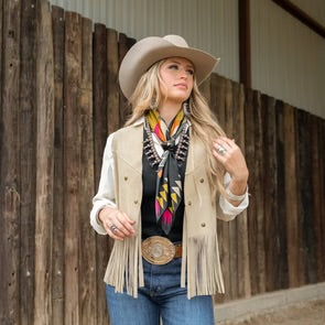 Fringe Scarves- Cross Me