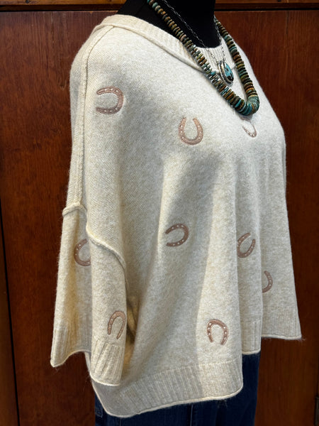 Horse Shoe Sweater