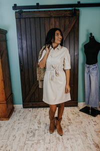 Esqualo Faux Leather Dress