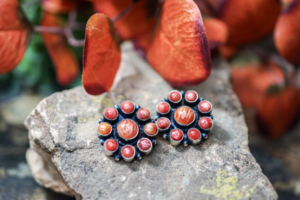 SLL Spiny Oyster Cluster Earring