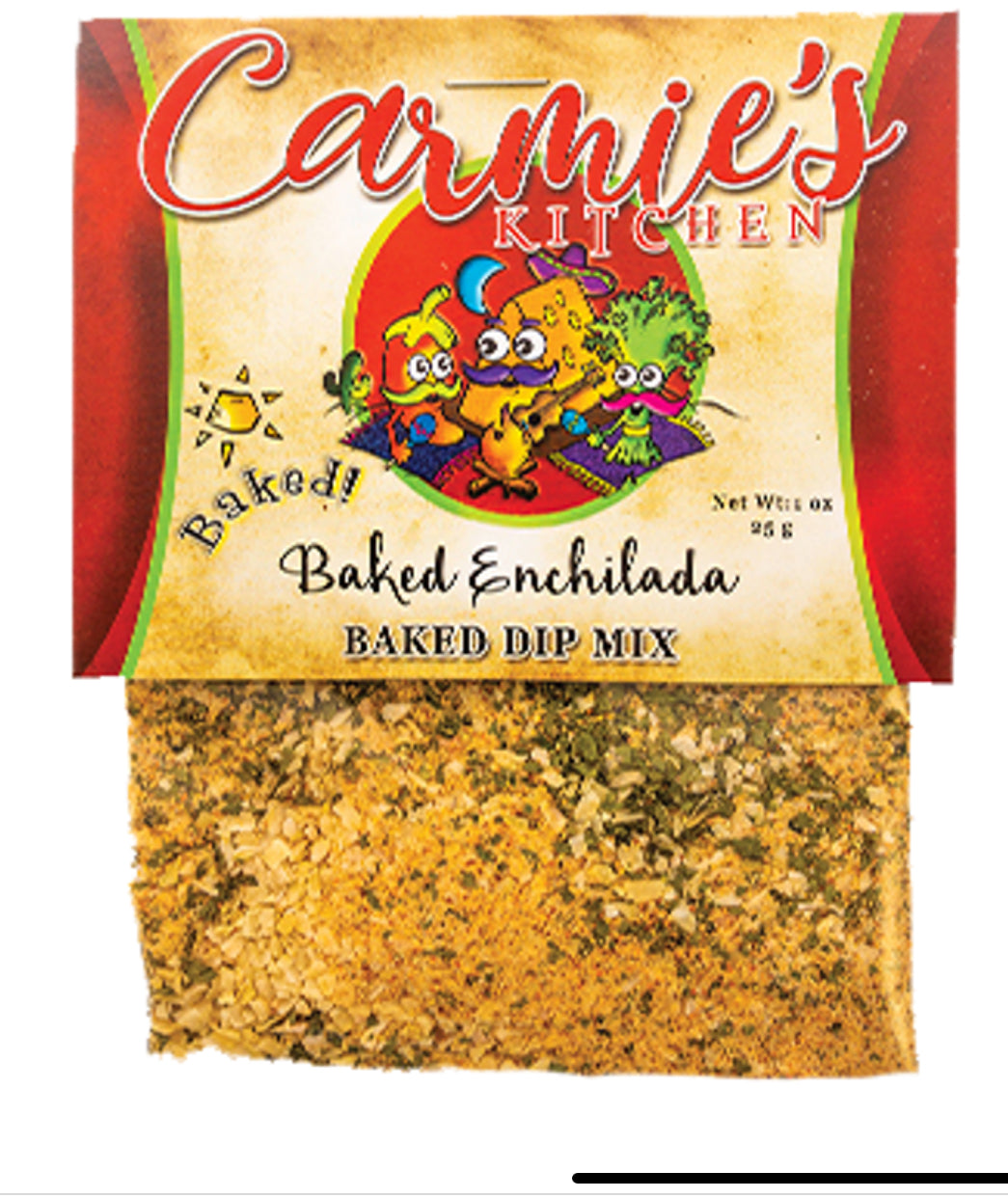 Carmie’s Baked Enchilada Baked Dip Mix