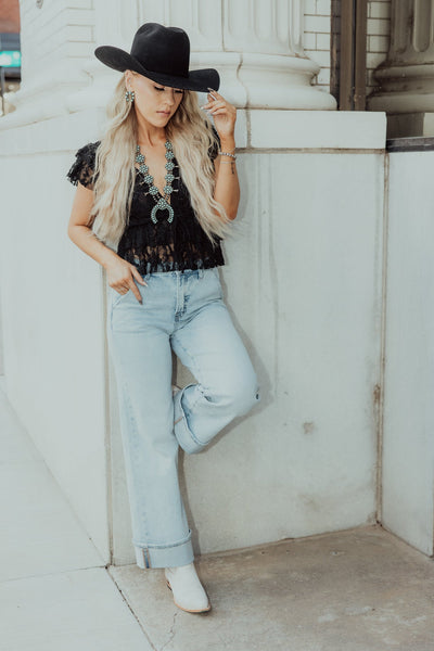 Risen High Rise Straight Jean