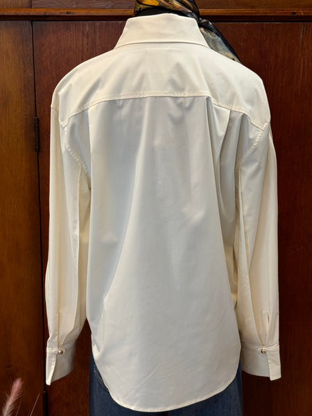 Etta Pleated Balloon Sleeve Shirt