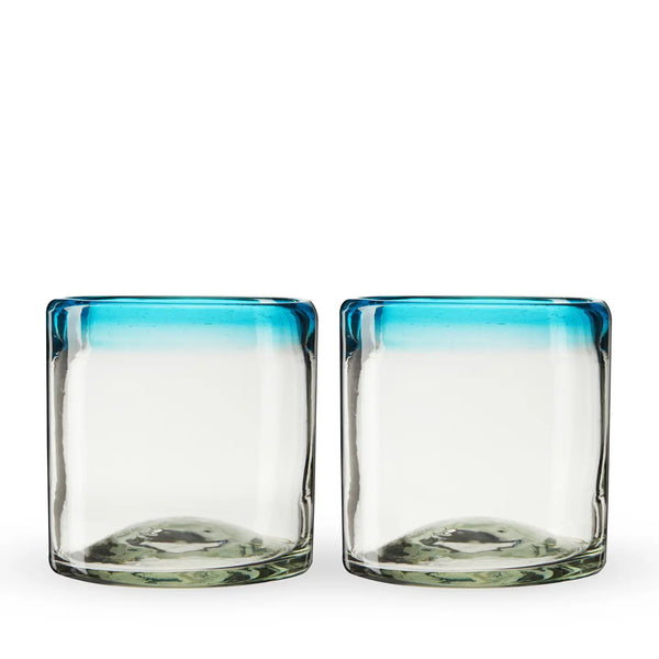 Segunda Vida Primavera Recycled Glass Tumblers Set of 2