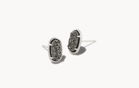 Kendra Scott Grayson Stud Earring Platinum Drusy