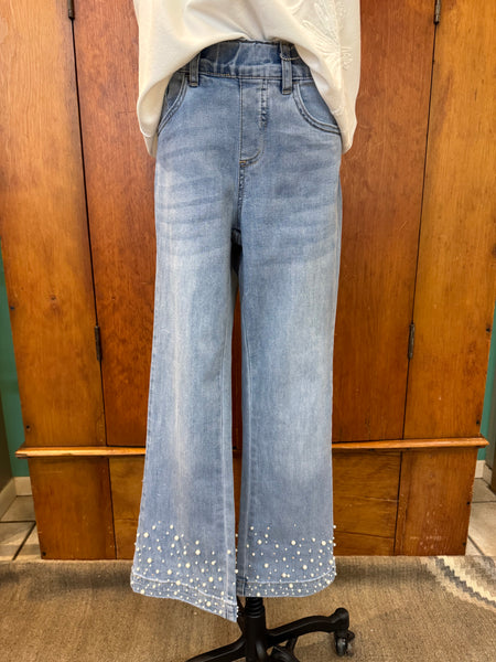 FDJ Pull On Boot Crop Jean
