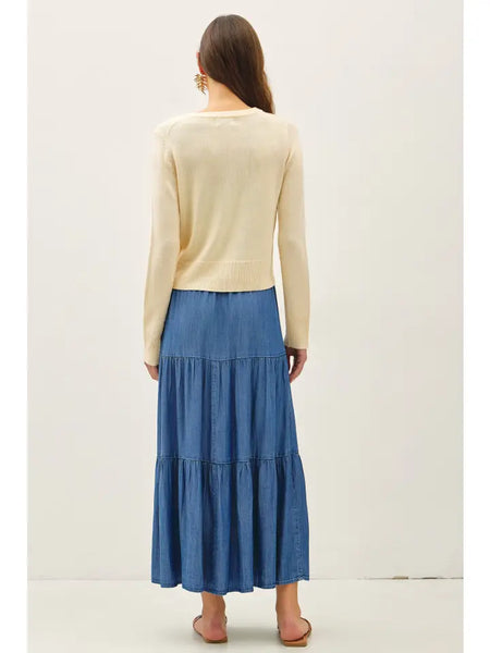 Be Cool Classic Cut Button Up Cardigan