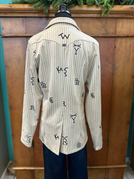 Lucky & Blessed The Brand Blazer Pin Stripe