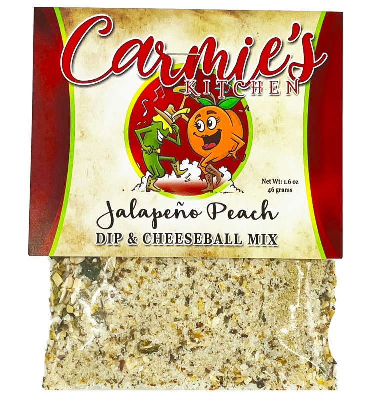 Carmie’s Jalapeño Peach Dip & Cheeseball Mix