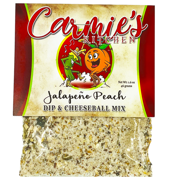 Carmie’s Jalapeño Peach Dip & Cheeseball Mix