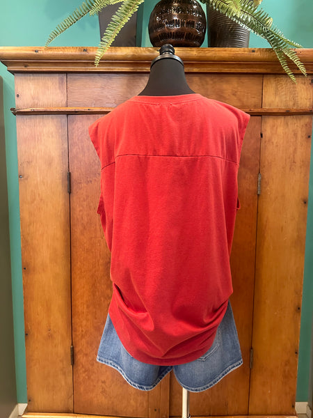 America Sequin Sleeveless Top