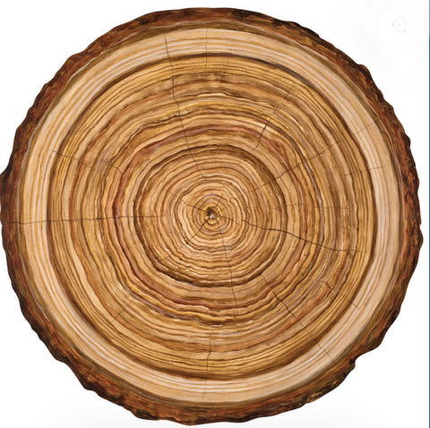 Hester & Cook Die-Cut Wood Slice Placemat