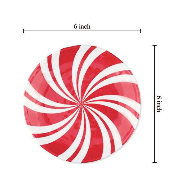 Peppermint 6" Melamine Plate