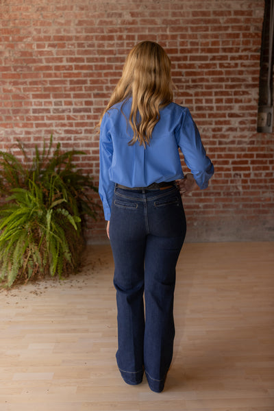 Long Sleeve Button Down Top