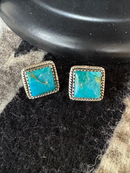 4 Corners Mojave Turquoise Post Earrings