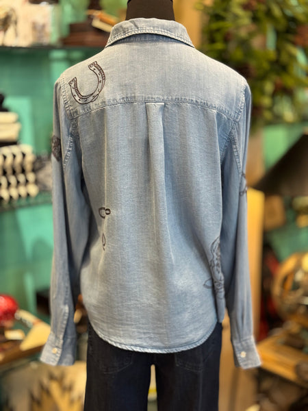 Blue B Western Snap Shirt