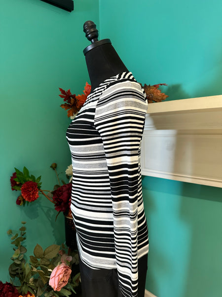 Liverpool Long Sleeve Boat Neck Knit Top