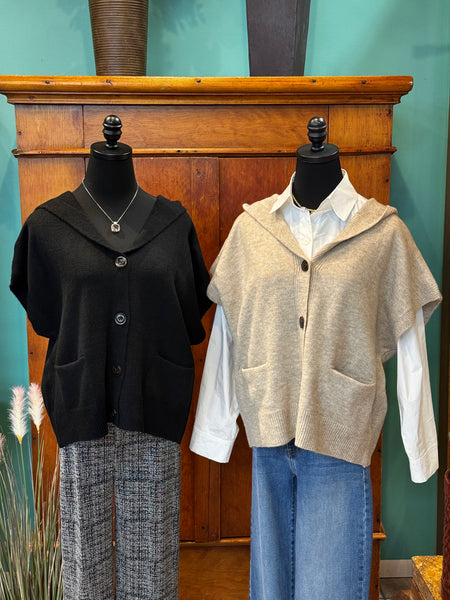 Cardigan Vest Hoodie