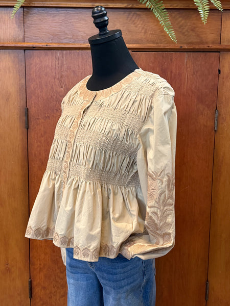 The Peasant Smocked Top