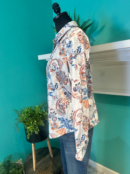 FDJ Fall Floral Shirt