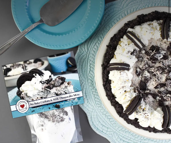 Cookie & Milk Cheesecake (No Bake)