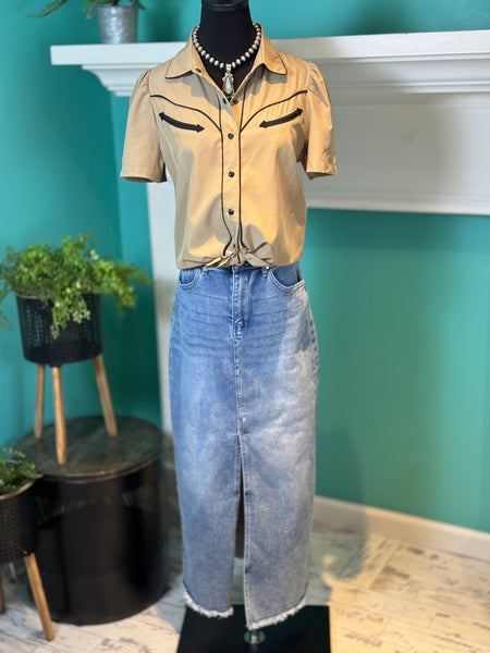 Howdy Hanny The Pearl Snap Button Shirt