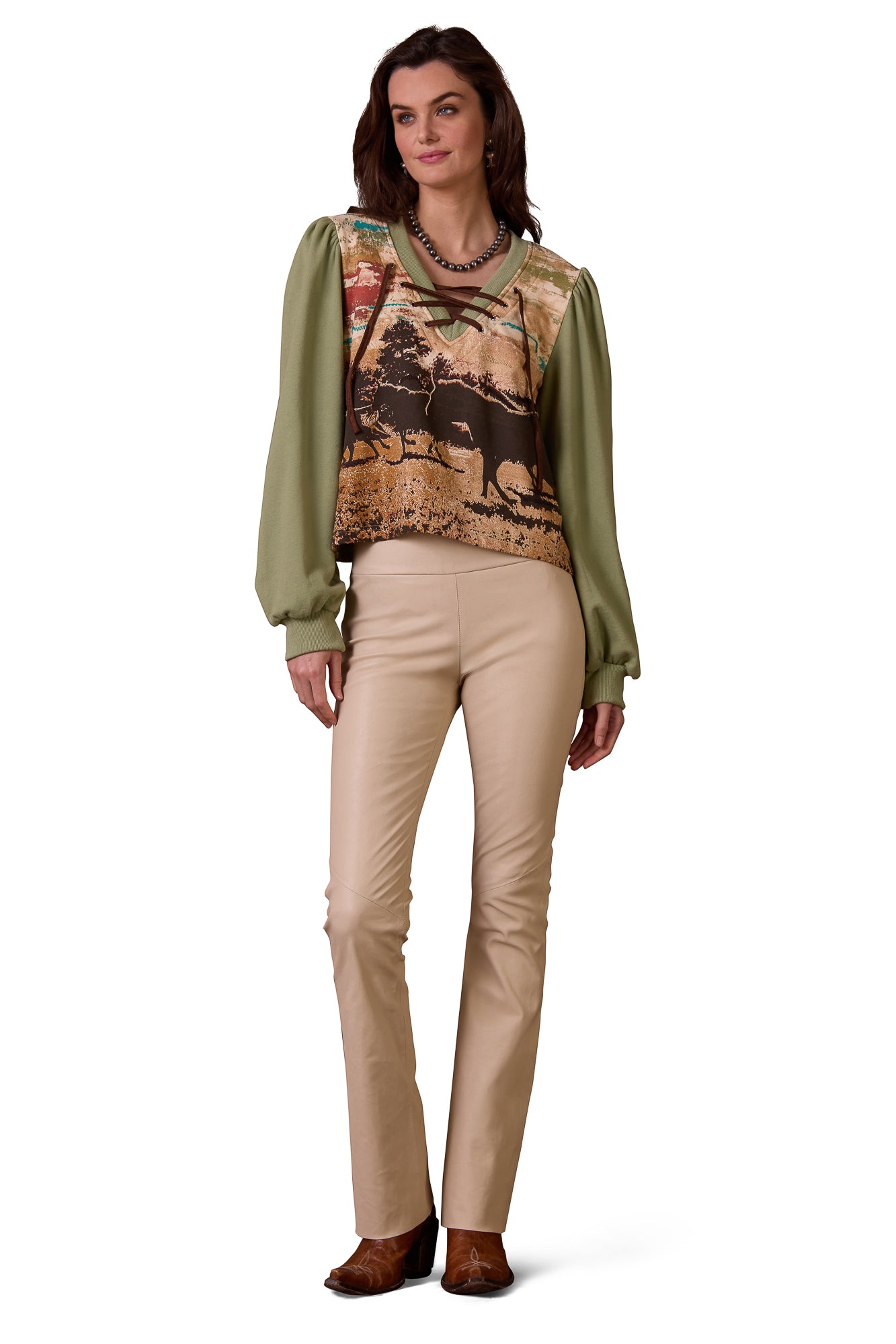 Double D Ranch Oh Those Western Skies Top