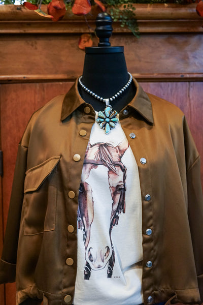 Amber’s Horse Tee - XOXO Art & Cober