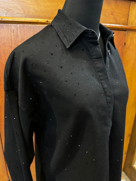 Joseph Ribkoff Top Sequined Shirt Jacket
